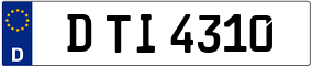 Truck License Plate